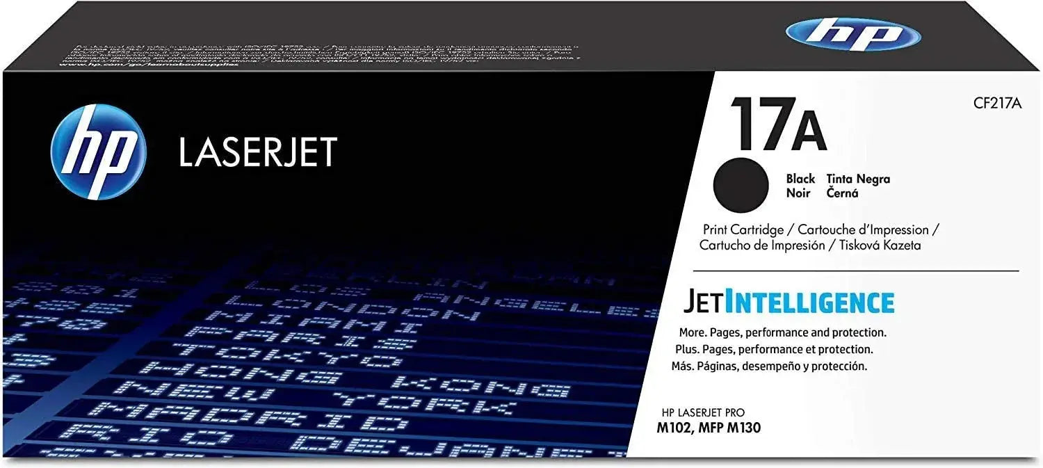 HP 17A Black Original LaserJet Toner Cartridge - CF217A - eBuy UAE
